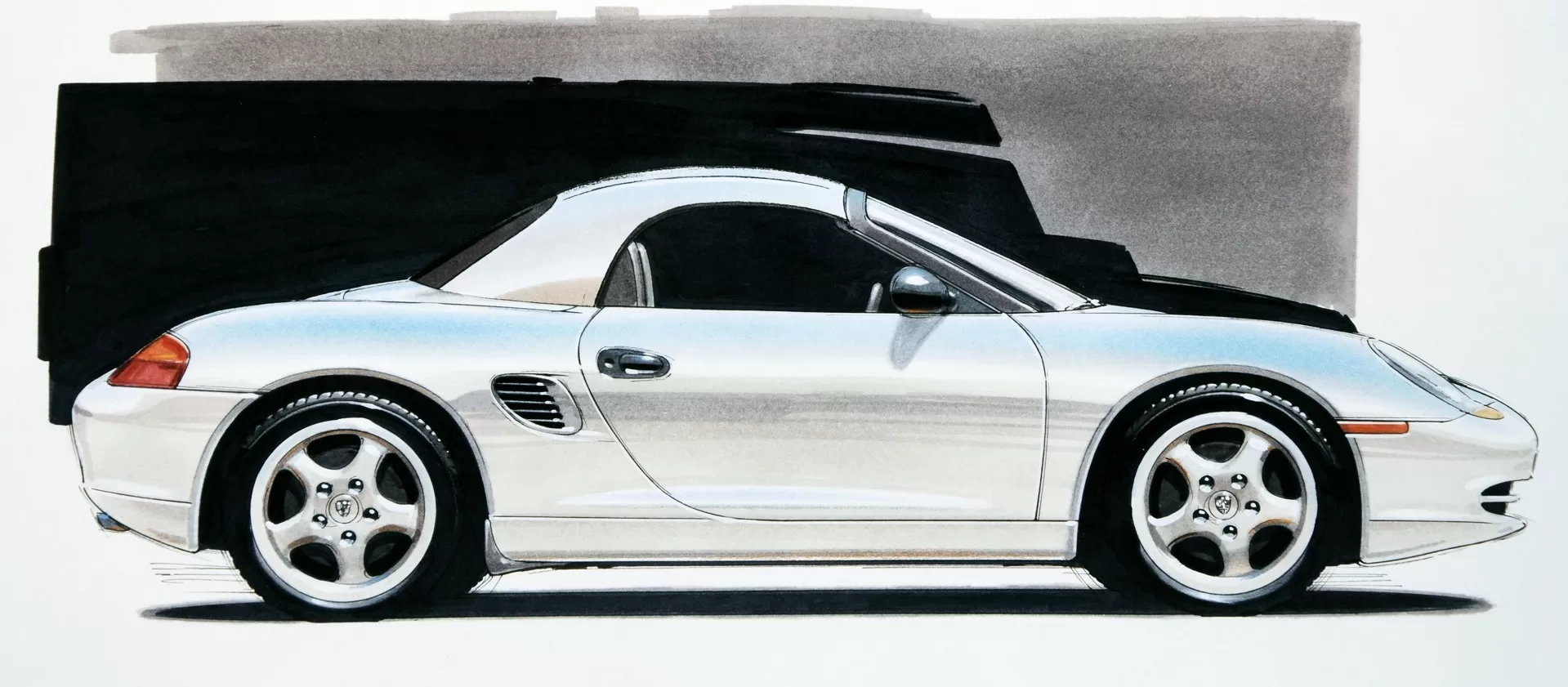 Рождение Porsche Boxster: инновационный дизайн и решения, продуманные до мелочей